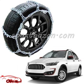 تصویر زنجیر چرخ اطلس سایپا مدل نردبانی آچاری-یخ شکن دار 