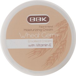 تصویر کرم مرطوب کننده کاسه ای حاوی روغن جوانه گندم 100میل ببک Bbk Wheat Germ Oil Face And Hand Moisturizing Cream 100ml