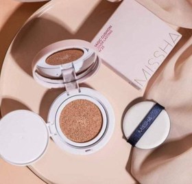 تصویر Missha Cover Lasting Magic Cushion SPF+ PA+++ کوشن مجیک فول کاور میشا مدل کاور لستینگ 