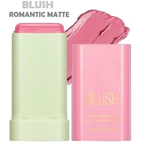 تصویر رژگونه استیکی ROMANTIC MATTE کد Shy Pink LEDORASHOP ROMANTIC MATTE on the Go BLUSH - Shy Pink