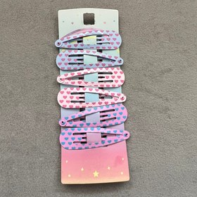 تصویر پک سنجاق مو رنگین کمان 