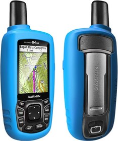 تصویر TUSITA Case for Garmin GPSMAP 62 62s 62s 62st 62sc 62stc 64 64s 64st 64sc 64x 64sx 64csx - پوشش محافظ سیلیکون - لوازم جانبی ناوبری GPS دستی (آبی) 