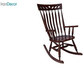 تصویر صندلی راک آمازون چوب مدل تاج لوزی 