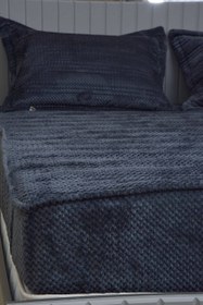 تصویر کاور تشک کشدار مخمل مدل صبا یک نفره 2 تکه سایز 120*200 - خردلی 