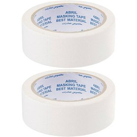 تصویر چسب کاغذی آبریل مدل 16yard عرض 4 سانتی متر بسته 2 عددی 