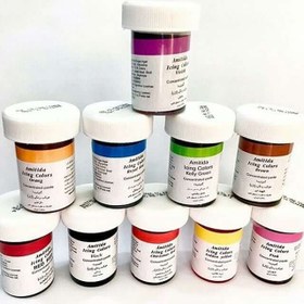 تصویر رنگ خوراکی آمیتیدا مدل ژله ای زرد لیمویی 