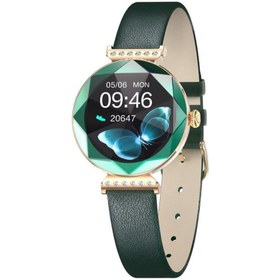 Swarovski best sale green watch