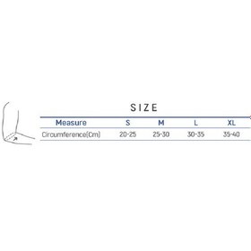 تصویر آرنج بند بلند قابل تنظیم داکترمد کد DR-E003 اصل کره وارداتی در سایزبندی مختلف 