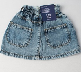 تصویر دامن جین نوزادی Gap denim 