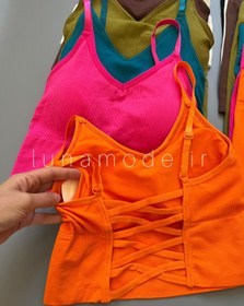 تصویر ست نیمتنه و شورتک زنانه سیملس 