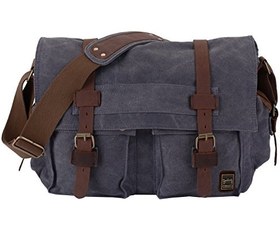 Berchirly vintage military 2025 men canvas messenger bag