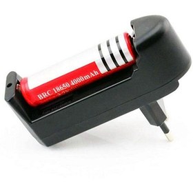 تصویر شارژر باتری لیتیوم یون تکی ۱۸۶۵۰ با قابلیت قطع خودکار ۲۲۰ ولت 