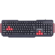 تصویر کیبورد گیمینگ ایکس پی-پروداکت مدل XP-8100K با سیم 