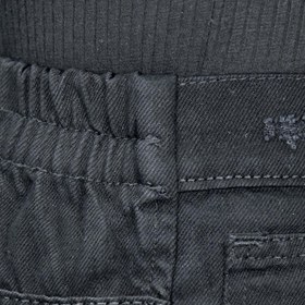 تصویر شلوار جین دخترانه بگ مشکی کد 24863 Girls' jeans