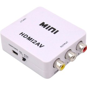 تصویر مبدل HDMI به AV (فیش سه رنگ) 