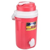 تصویر کلمن آب پلاستیکی ۴ لیتری دو شیر کیش 