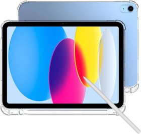 تصویر قاب ژله ای شفاف تبلت iPad 10.9 2022 Tablet iPad 10.9 2022 TPU Transparent Cover