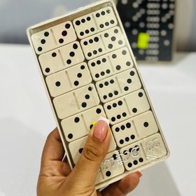 تصویر دبنا(دومینو)سنگی - مشکی 