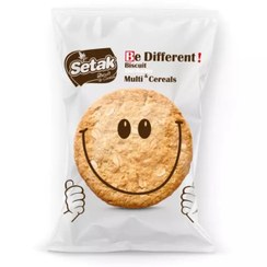 تصویر ستاک بیسکوییت چند غله سبوس دار لبخند 