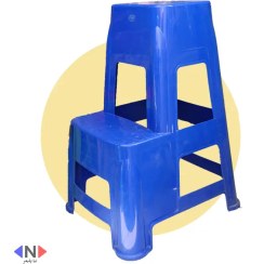 تصویر چهارپایه دوپله (منبری) بزرگ کد 1618 