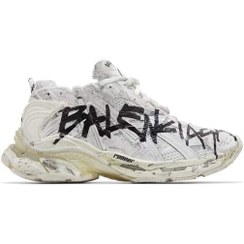 تصویر کتونی بالنسیاگا رانر گرافیتی نیو فیس کد 2267 Balenciaga Runner graffiti - 2267