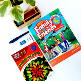 تصویر پک کتاب امریکن فمیلی اند فرندز 4 ویرایش دوم + کتاب ریدینگ اند رایتنیگ | American Family and Friends 4 2nd Edition + Story & Reading-Writing Book Pack American Family and Friends 4 2nd Edition with Story book & Reading-Writing Book