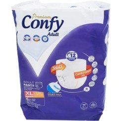 تصویر کانفی پوشک شورتی بزرگسال سایز خیلی بزرگ 6 عددی Confy Adult Diaper Shorts XL Size 6 Pcs