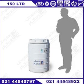 تصویر مخزن آب عمودی تک لایه پلی اتیلن 150 لیتری پلاستونیک مدل 6105 PLASTONIC Vertical polyethylene water tank 150 lit