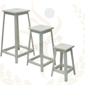 تصویر استند چهارپایه بزرگ سفید 