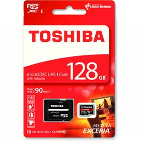 تصویر رم توشیبا toshiba MicroSDHC 128GB 