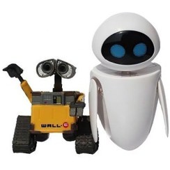 تصویر اکشن فیگور تینک وی مدل وال-ئی و ایو Wall-E &amp; Eve 