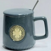 تصویر ماگ درب قاشق دار هولوگرامی LUCKY 