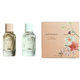 تصویر ادکلن ۲قلو زارا نود بوکت+لایتلی بلوم ۲۰۰ میل | ZARA NUDE BOUQUET + LIGHTLY BLOOM NUDE BOUQUET + LIGHTLY BLOOM 2 x 100 ML