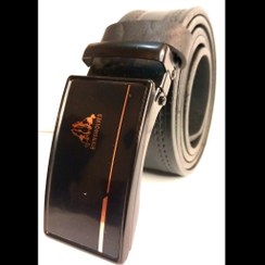 تصویر کمربند چرم طبیعی 4 سانتی با سگک پلاکی 