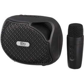 تصویر اسپیکر بلوتوثی رم و فلش خور Sing-E ZQS1337 + میکروفون Sing-E ZQS1337 Wireless Speaker