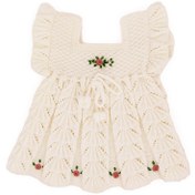 تصویر پیراهن بافتنی نوزاد دخترانه مدل سپیتا Sepita Baby Girl Knitted Dress