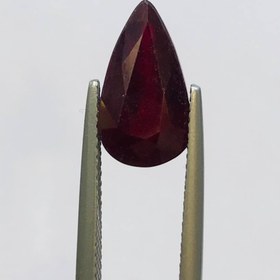 تصویر نگین یاقوت سرخ سایز 14*8 