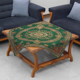تصویر رومیزی سبز طرح فرش کد TC030 