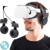 تصویر هدفون استریو واقعیت مجازی برای هدست Quest 2 برند Globular Cluster 