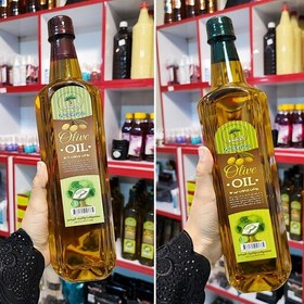 تصویر روغن زیتون بابو و بدون بو طارم رودبار کاملا طبیعی در بطری یک لیتری950گرمی 