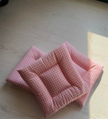 تصویر بالشتک ماگ صورتی 