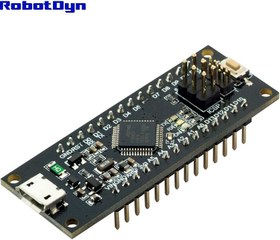 تصویر RobotDyn - SAMD21 M0-Mini. هسته قشر M0 32 بیتی ARM. سازگار با Arduino M0. فرم کوتاه. (Pinheaders Soldered) RobotDyn - SAMD21 M0-Mini 32-bit ARM Cortex M0 Core Compatible with Arduino M0 Form Mini and Pinhead soldered- Arduino m0 pro Compatible SAMD21 M0-Mini 32-bit ARM Cortex M0 core (Pinheaders Soldered)
