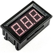 تصویر ماژول ولت متر دیجیتال 70 تا 500 ولت AC پنلی "0.56" (رنگ قرمز) 