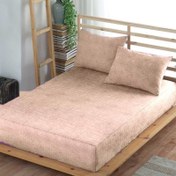 تصویر نیم ست ملحفه کشدار دونفره ۱۶۰ طرح هتلی هیلتون 