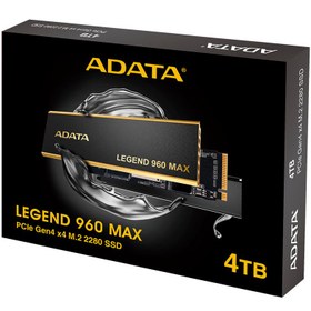 تصویر اس اس دی ای دیتا Legend 960 Max ظرفیت 4ترابایت ADATA Legend 960 Max 4TB M.2 2280 SSD