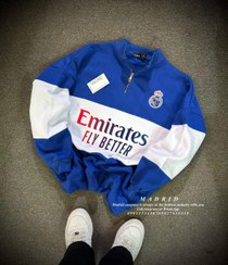 تصویر دورس سه نخ نیم زیپ REAL MADRID 