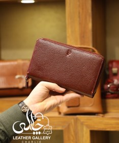 تصویر کیف دستی دور زیپ پشت دسته دار ( تینا ) 