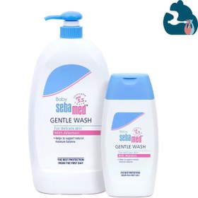 تصویر شامپو بدن کودک سبامد seba med Gentle wash 