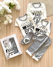 تصویر پنج تیکه نوزادی جعبه ای لاتل 