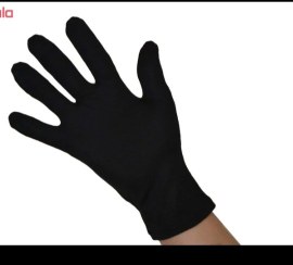 تصویر دستکش نخی سیاه بیتا 